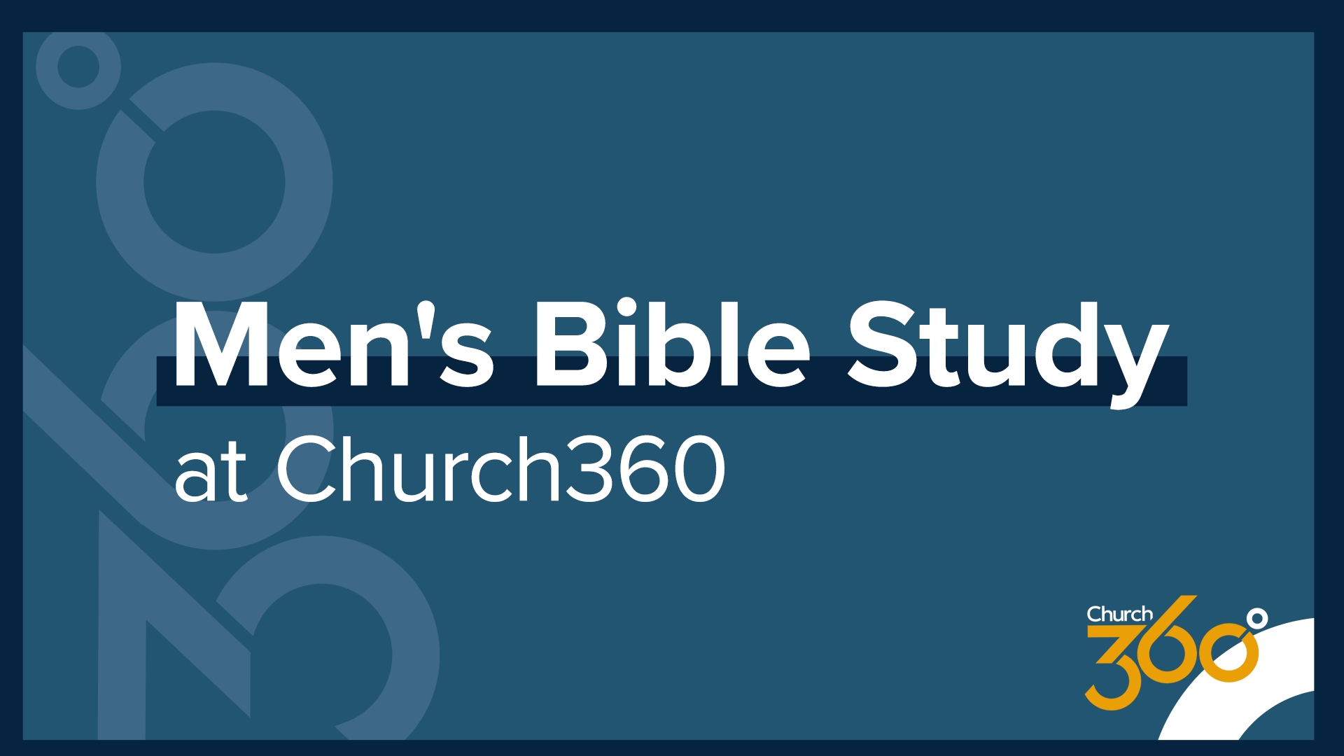 Men's Bible Study | The Vine